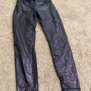 ZYIA Shimmering Black Leggings